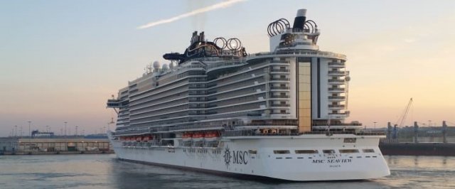 msc seaview maiden call 17042019 7